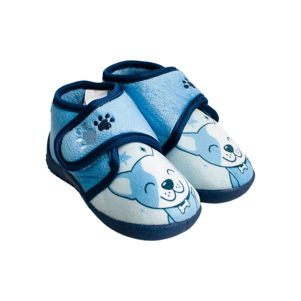 Baby Snuggle Pup Hook & Loop Slippers