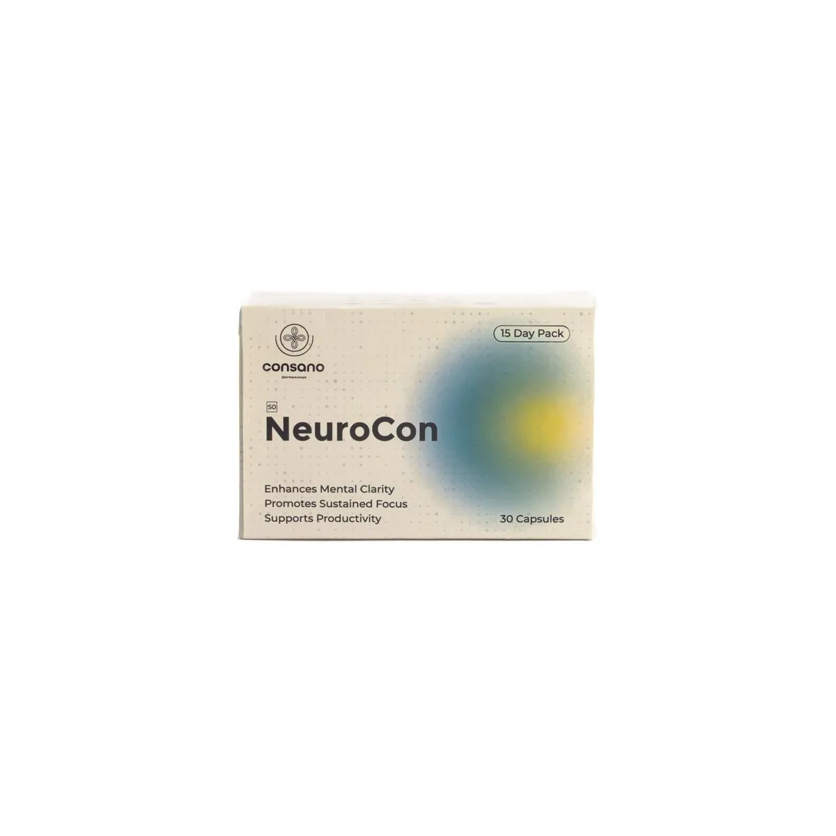 NeuroCon | Focus & Clarity | with Lion's Mane | 30 Veg Caps