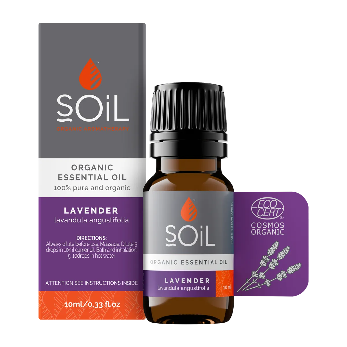 SOil Organic Lavender Oil (Lavandula Angustifolia) 10ML