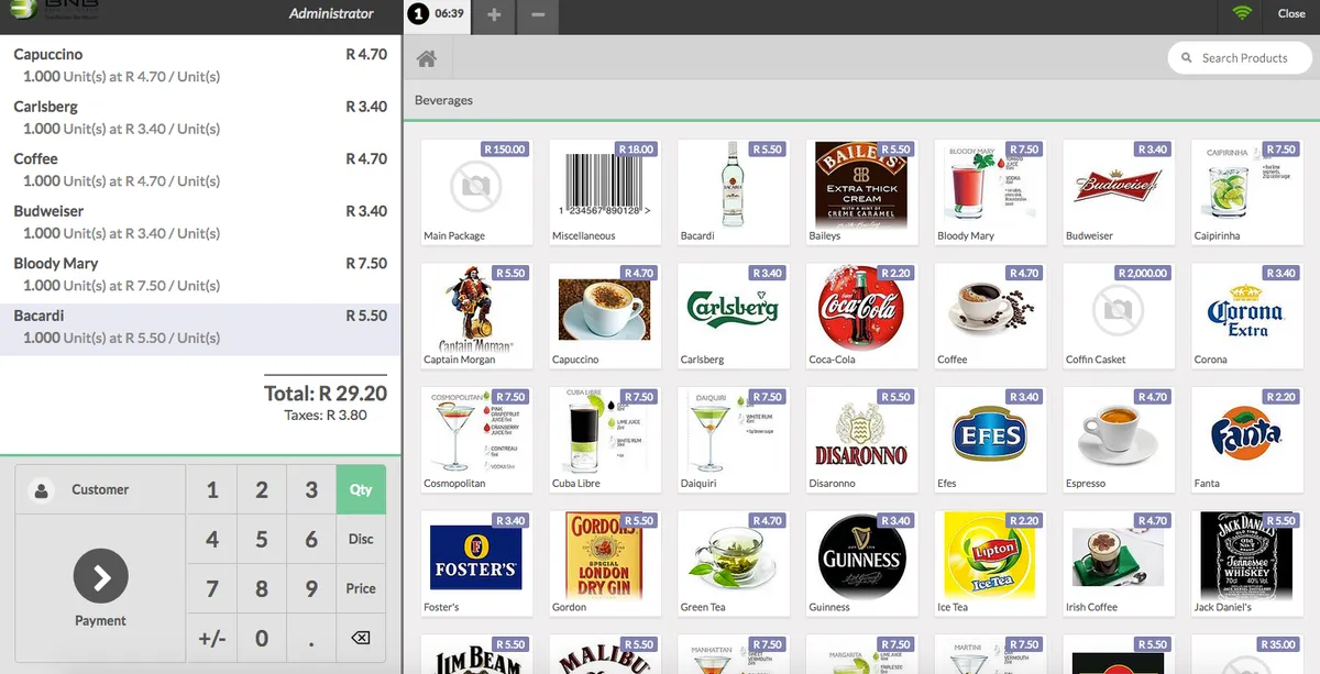 Point of Sale, Accounting, Stock Control and Back of House Software