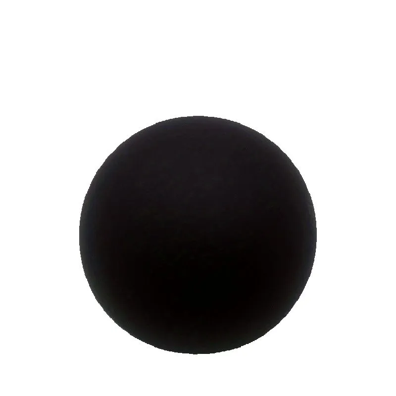 1pc 6.3cm/2.48inch Solid Color Yoga Fascia Silicone Massage, Muscle - Black