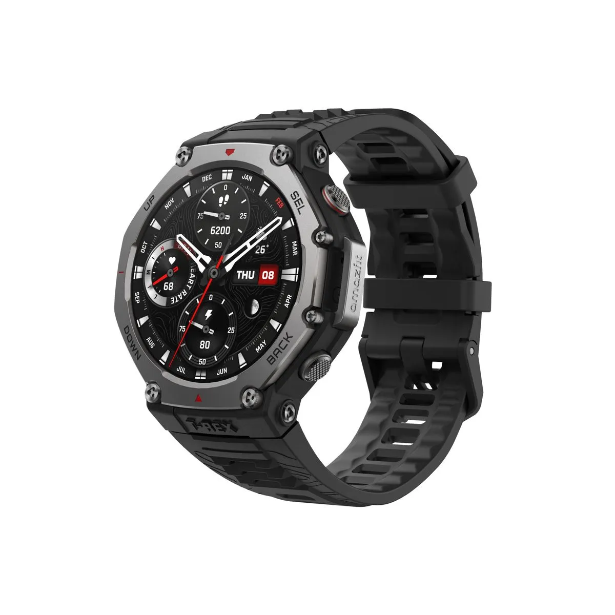 Amazfit T-Rex 3 - Smart Watch 48mm (GPS)- Official Hyrox watch - Black
