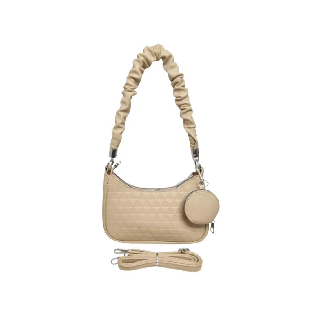 Ladies Bag - Strap Included 17×23×6cm - Beige