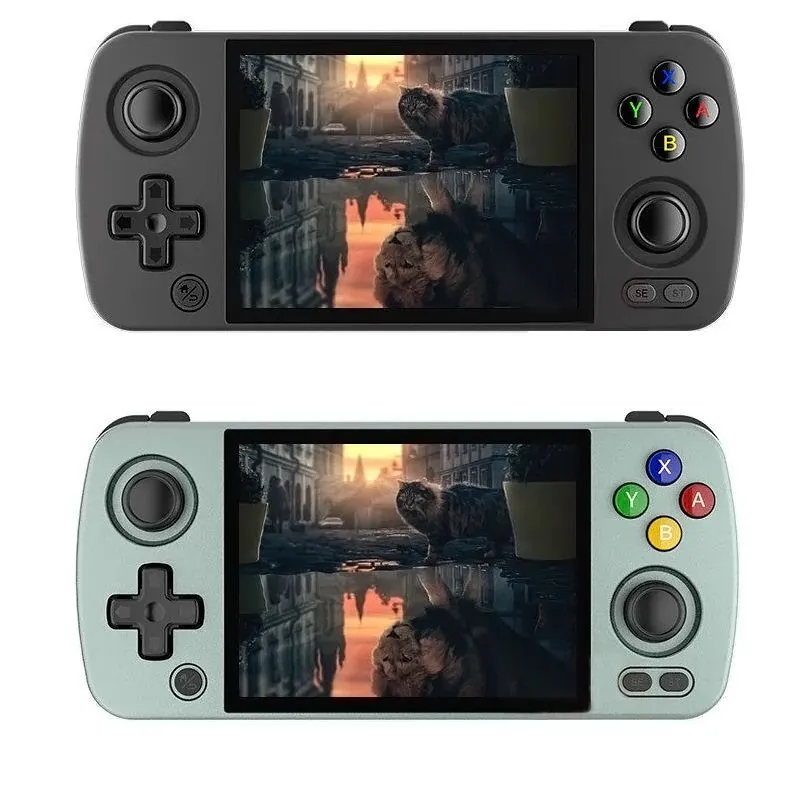 Anbernic RG405M Metal Retro Handheld Gaming Console 128GB eMMC + 128GB - Black 128GB eMMC + 128GB