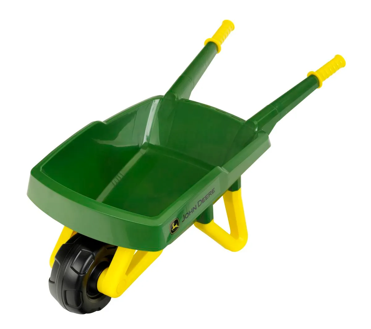 Klein Toys John Deere Childrens Toy Wheelbarrow Set (80cm Long) - Green