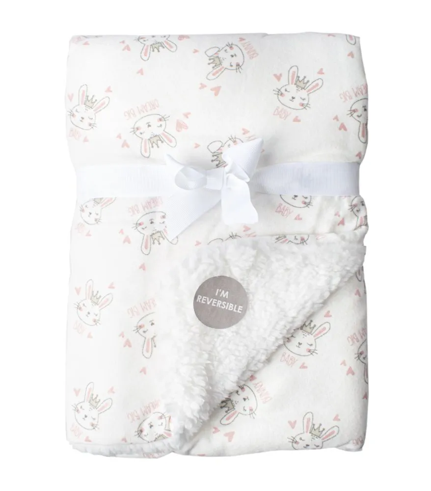 Baby Bunny Sherpa Throw