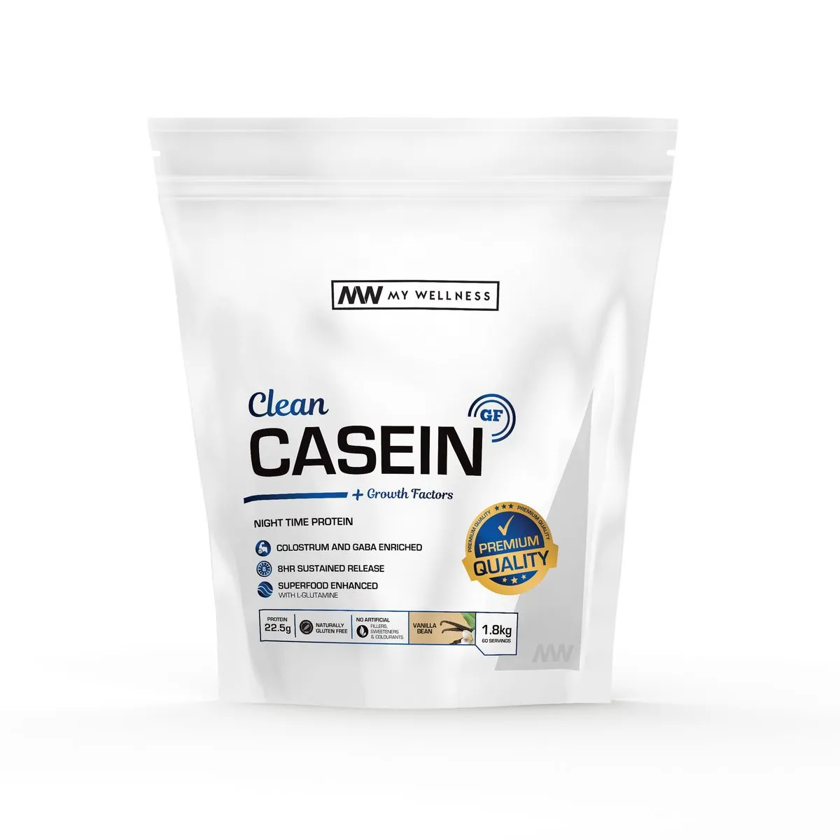 My Wellness Clean Casein 1.8kg - Vanilla