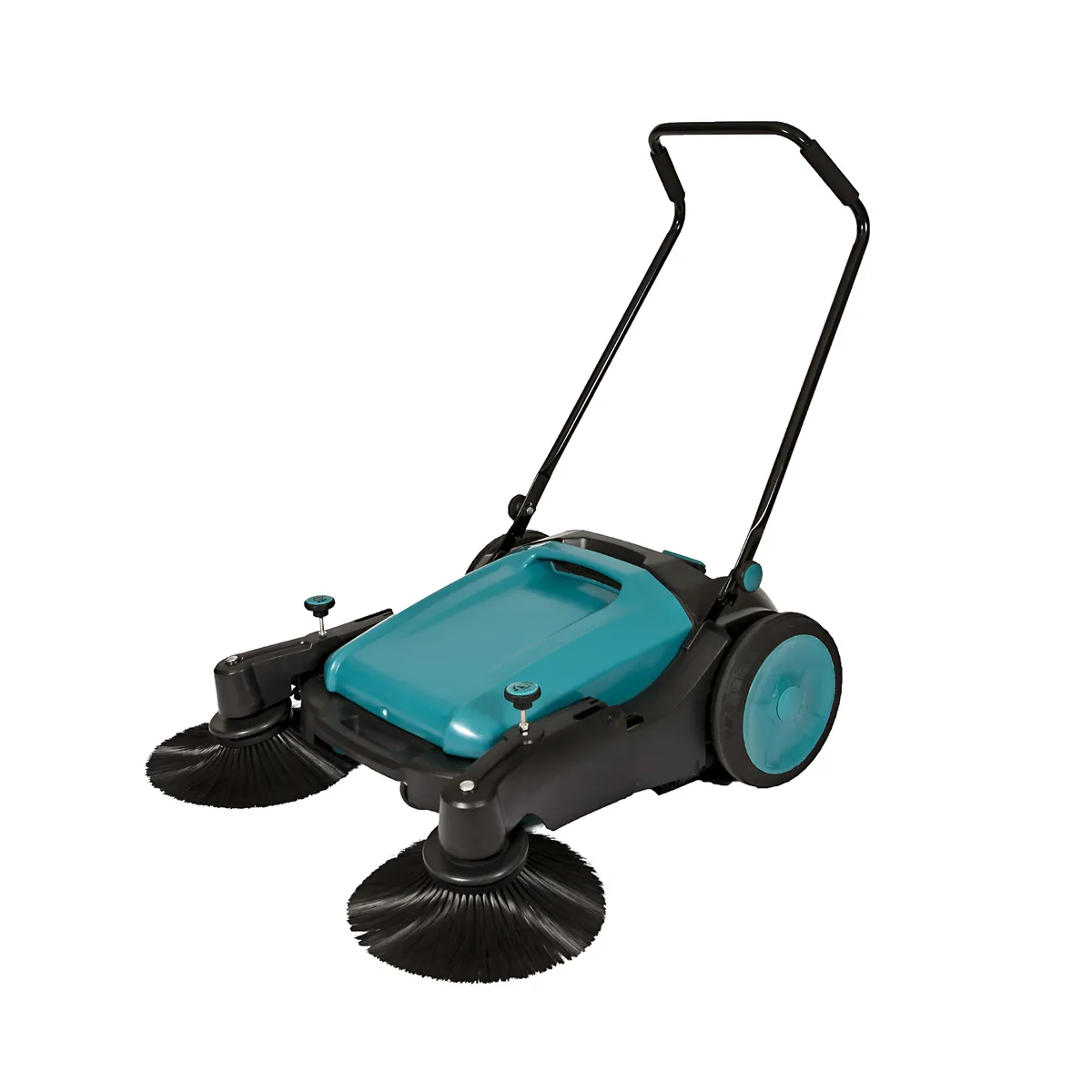 Manual Push Sweeper- Walk Behind- 40L- 76cm x 68cm x 95cm