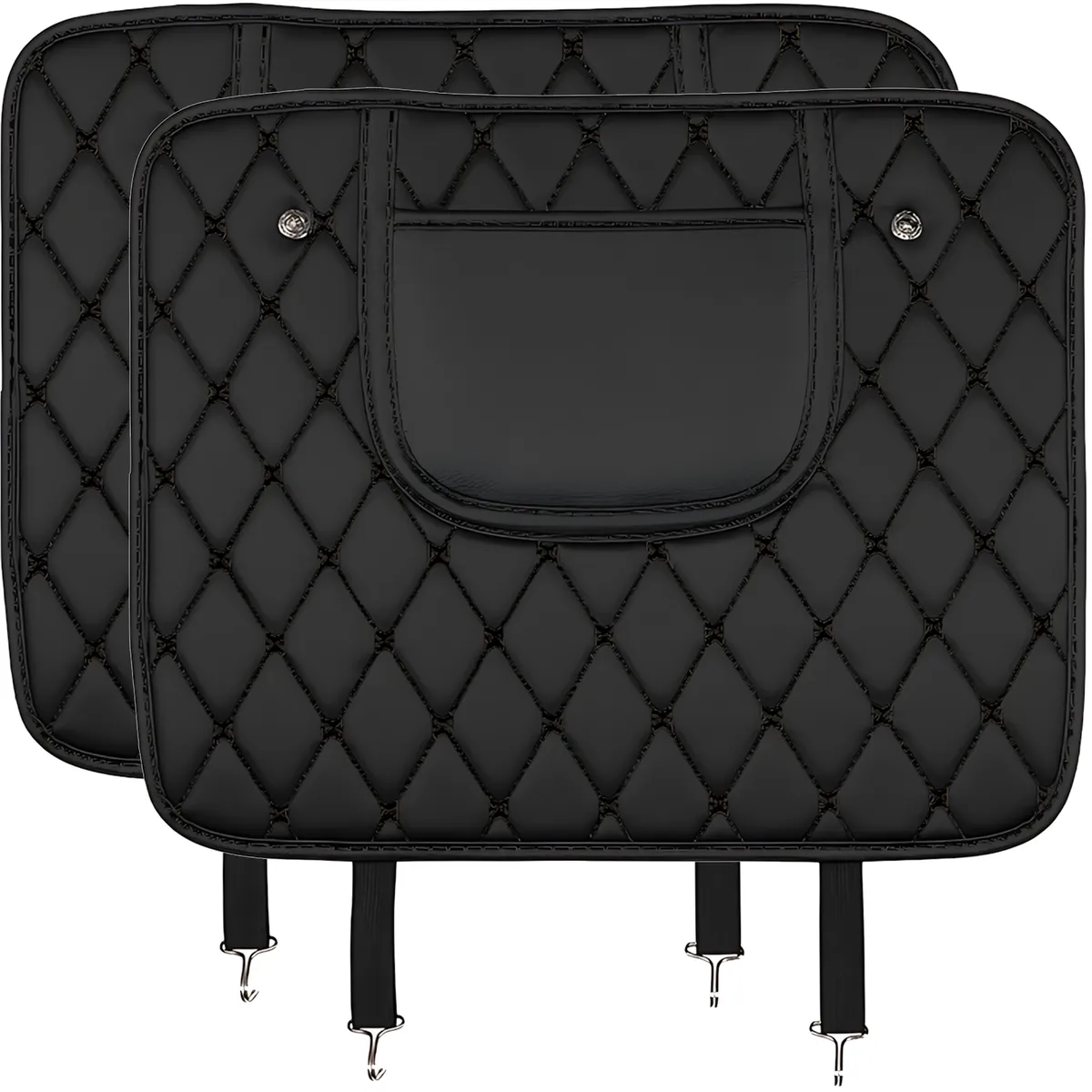 Car Seat Back Protector Back Seat Protector Mat Car Backseat Kick Mats - A