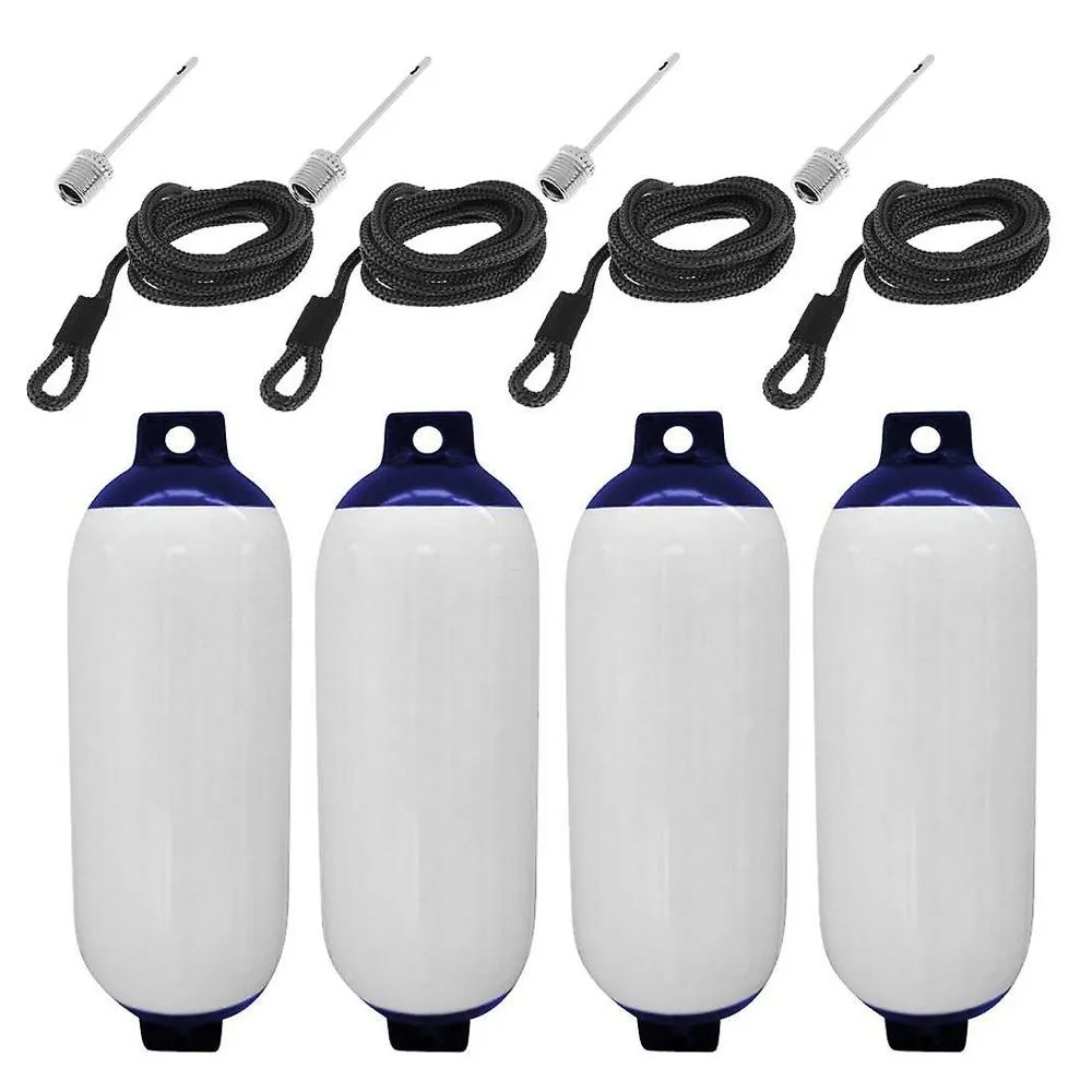 Tool Camping Inflatable Boat Fender, Rope & Needle Protection 12pc(40cm)