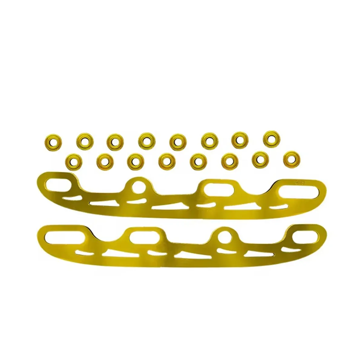 Durable-Reinforced Rink Sport Tool Ice Skate Blade Large Gold