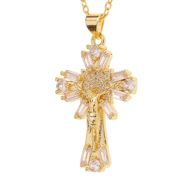 Women Gold Stainless steel Pendant Necklaces