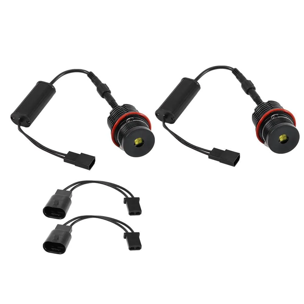 40W LED 6500K Angel Eyes Bulb Compatible with BMW E39 E53 E60 E61 E63 E65