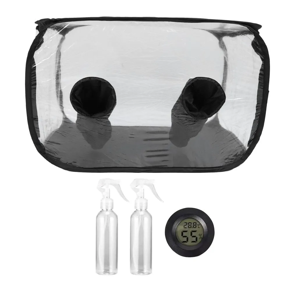 Garden Waterproof Foldable Still Air Box Mushroom Grow Tent Kit - 4pc