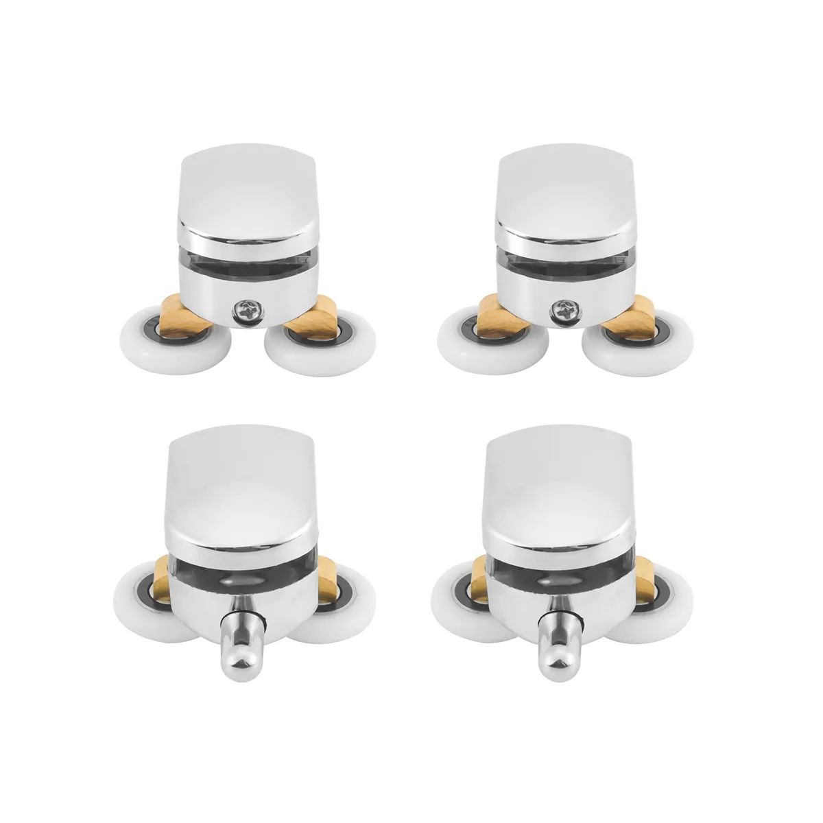 4Pcs 23Mm Shower Door Rollers Sliding Shower Doors Wheels