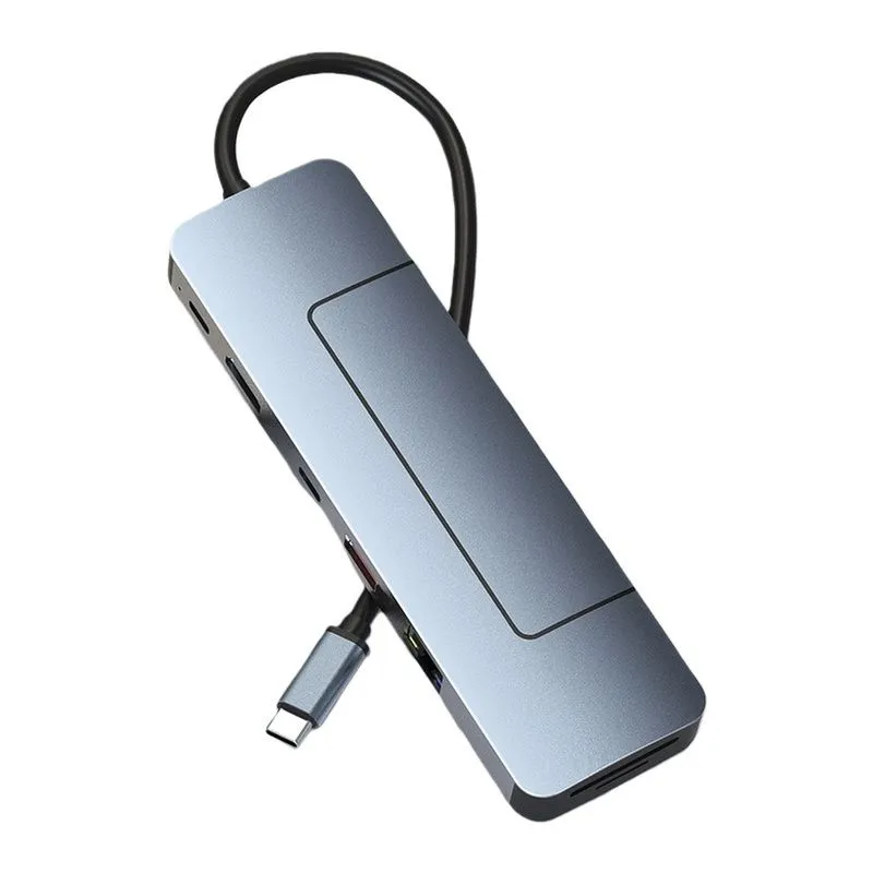 8-in-1 USB-C Hub with M.2 SSD Enclosure, Compatible with Mac and Laptops