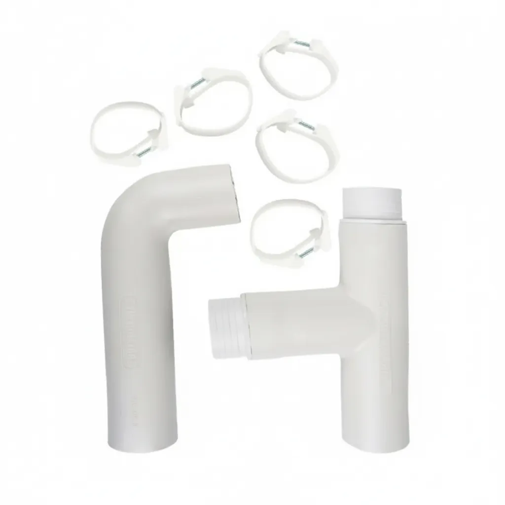 300mm White Sink Trap Combo for Efficient Plumbing Drainage