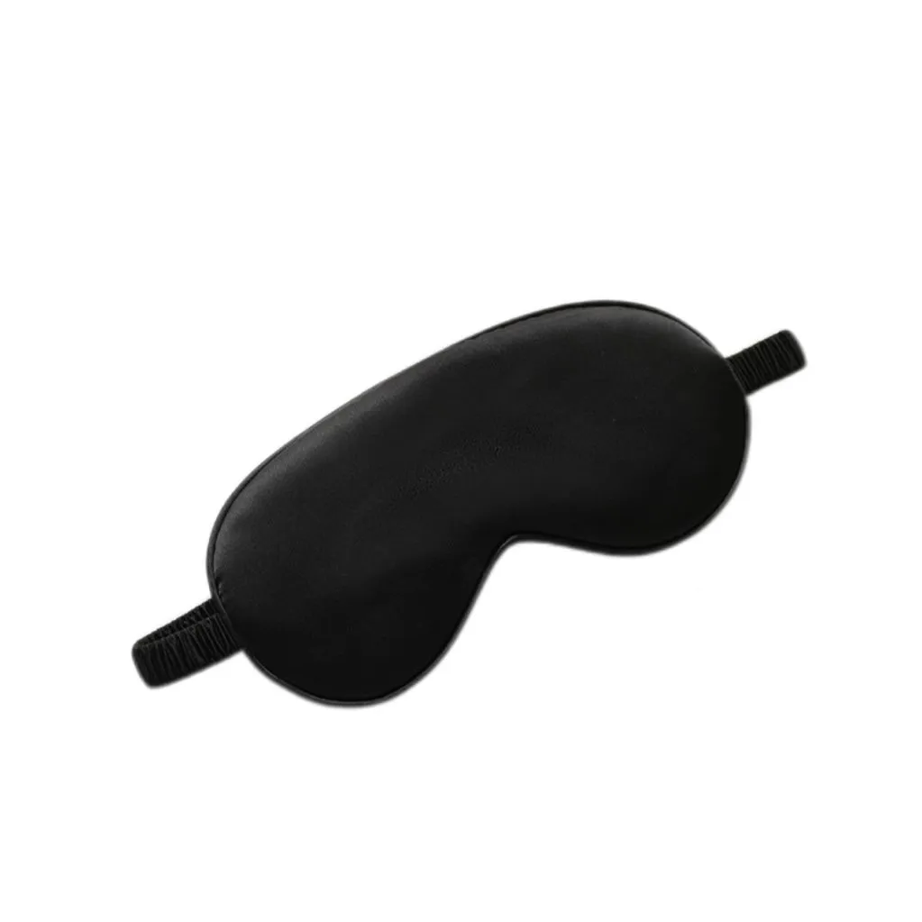 Silk Beauty Sleep Eye Mask Eye Cover - Black