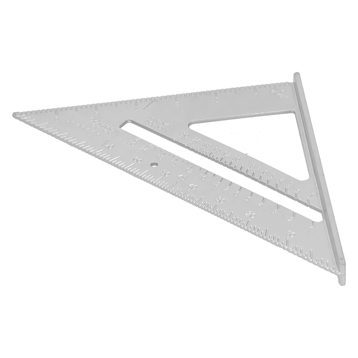 Aluminum Triangle Ruler 7 inch Clear Scale for Drafting