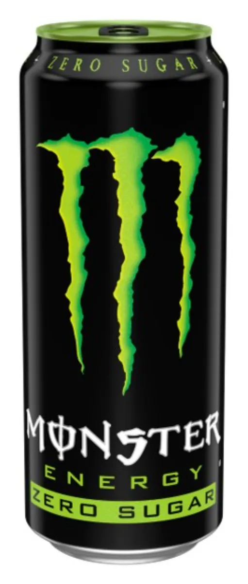 Monster Energy Drink Green Zero 500ml Cans 4 Pack
