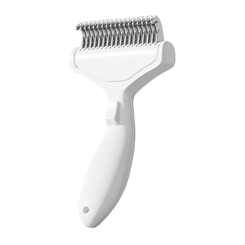 Stainless Steel Dog Grooming Brush - Floating Deshedding Comb