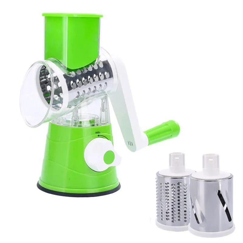 3-in-1 Vegetable Chopper - Shredded, Sliced Etc, Easy to Clean, Durable