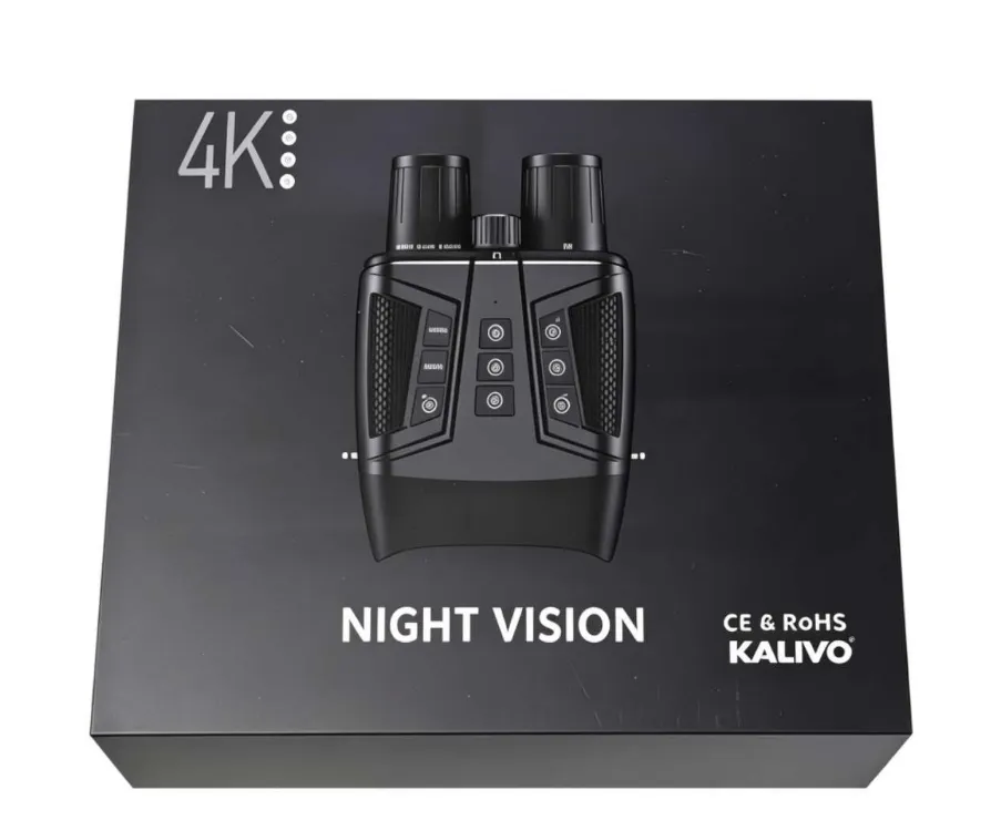 KALIVO - 4K Digital Night Vision Binoculars - 5x Fixed Magnification