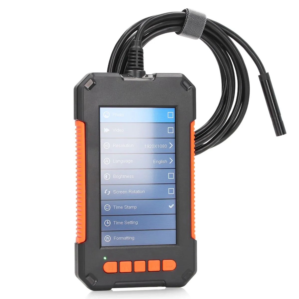 1080P Industrial Endoscope 8mm Borescope with