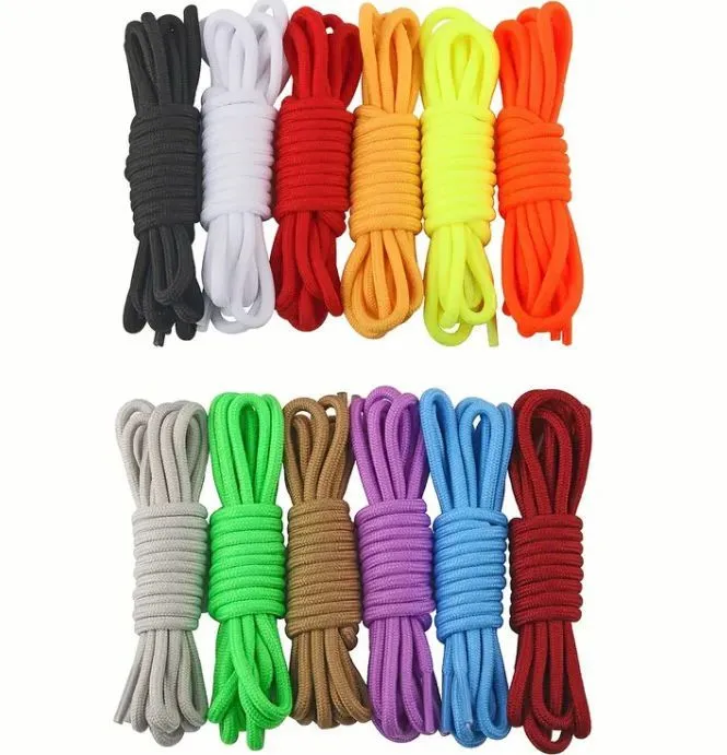 Colorful Round Shoe Laces - 12 Pairs