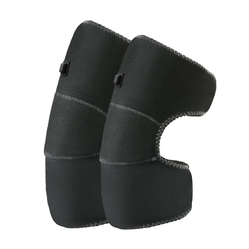 USB Powered Knee Warming And Dehumidifying Knee Pad - Black