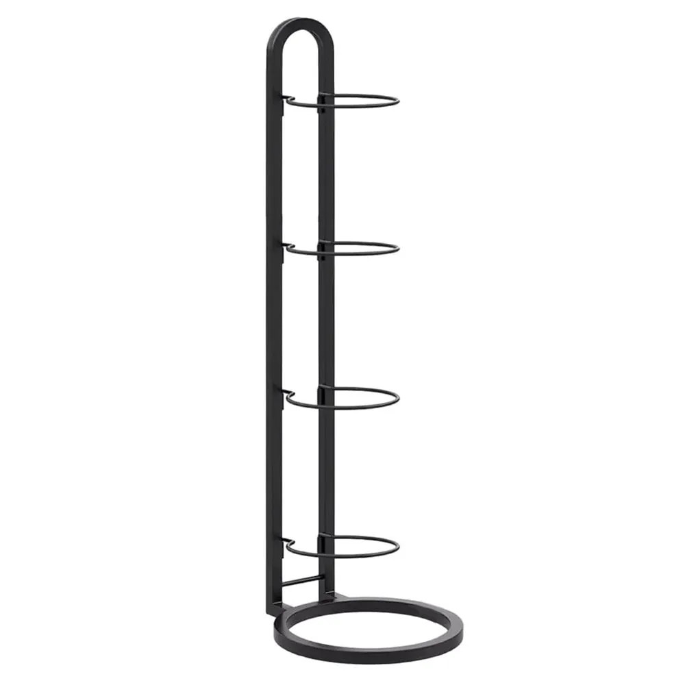 Sport Multifunctional Four Layers Iron Basketball Storage Rack - 89cm
