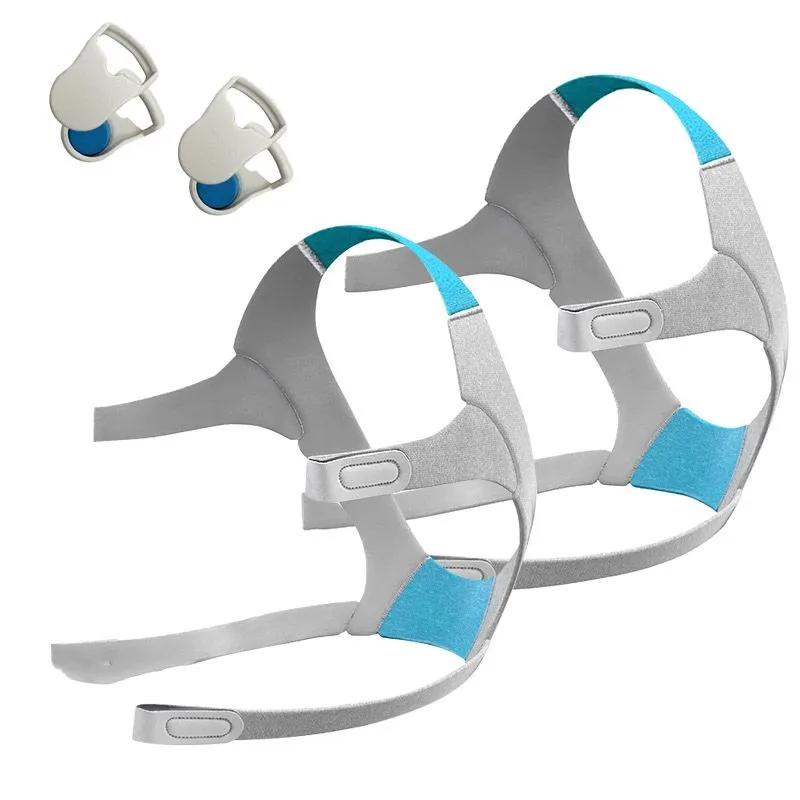 2 Packs F20 Replacement Headgear Full-face Mask, 4 Magnetic Clips (Medium)