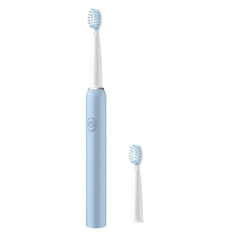 90-Day Rechargeable Sonic Electric Toothbrush - 3 Modes, IPX7 Waterproof - Blue