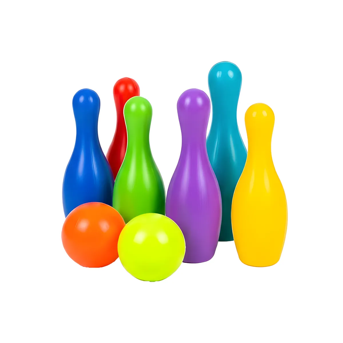 Colorful Kids Bowling Set - Indoor & Outdoor Toddler Toy