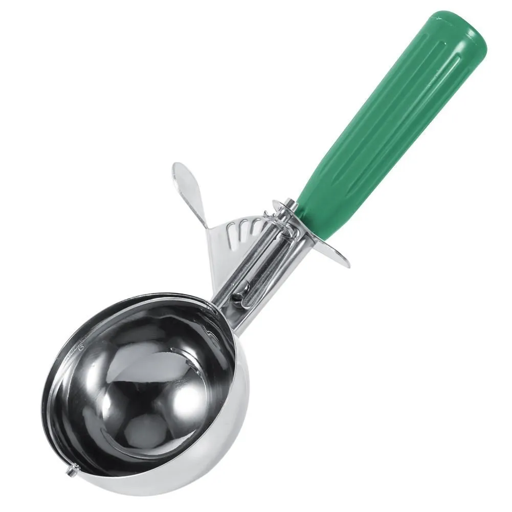 Stainless Steel Fruit Ice Cream Scoop Spoon with Plastic Handle 6.5cm
