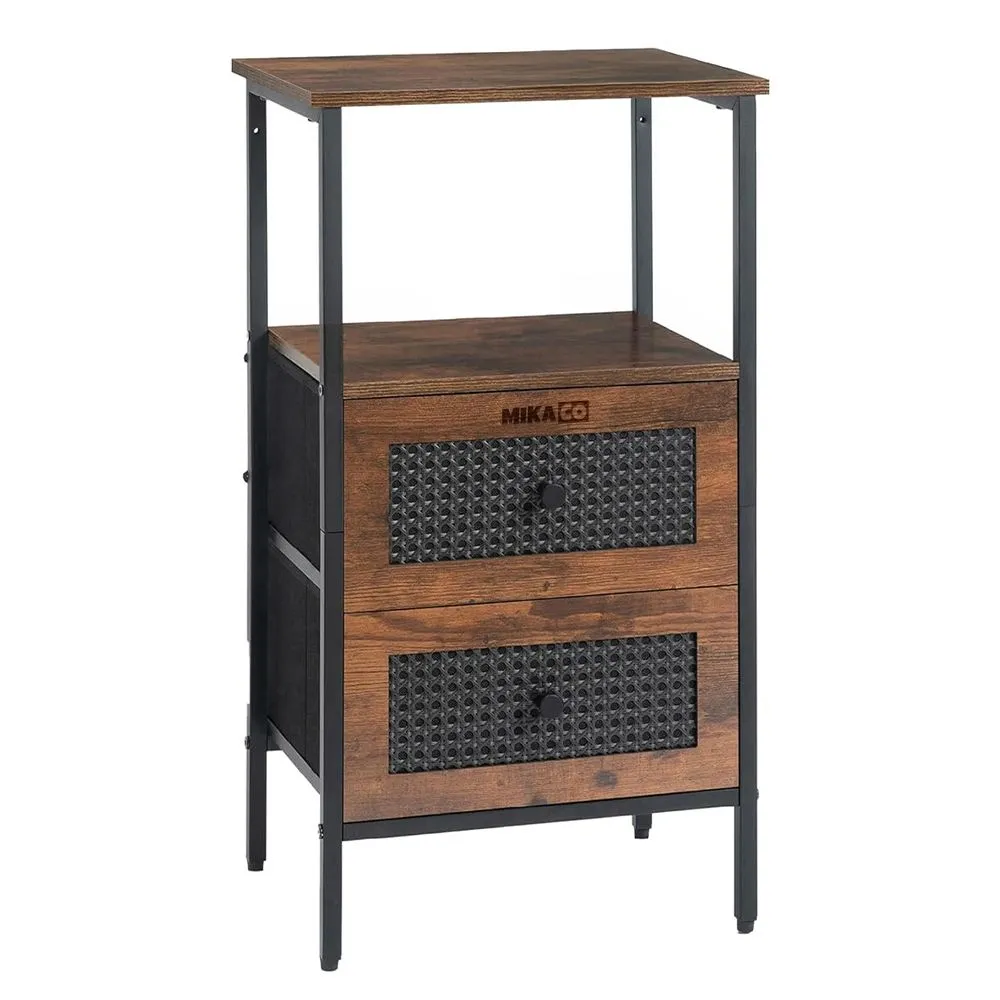 MIkaco 2-Drawer Storage Cabinet
