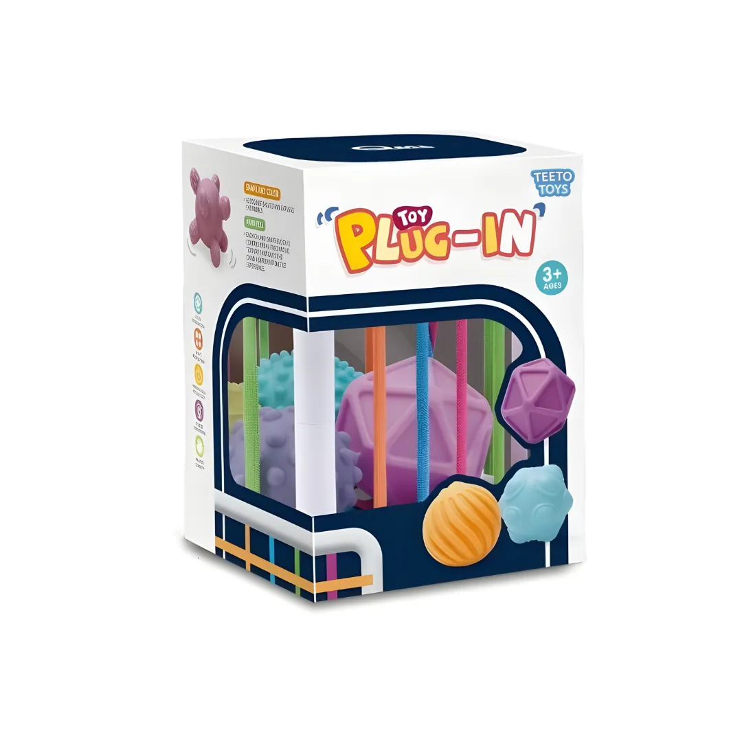 Sensory Ball Shape Cube with Textured Balls - Baby & Toddler Toys