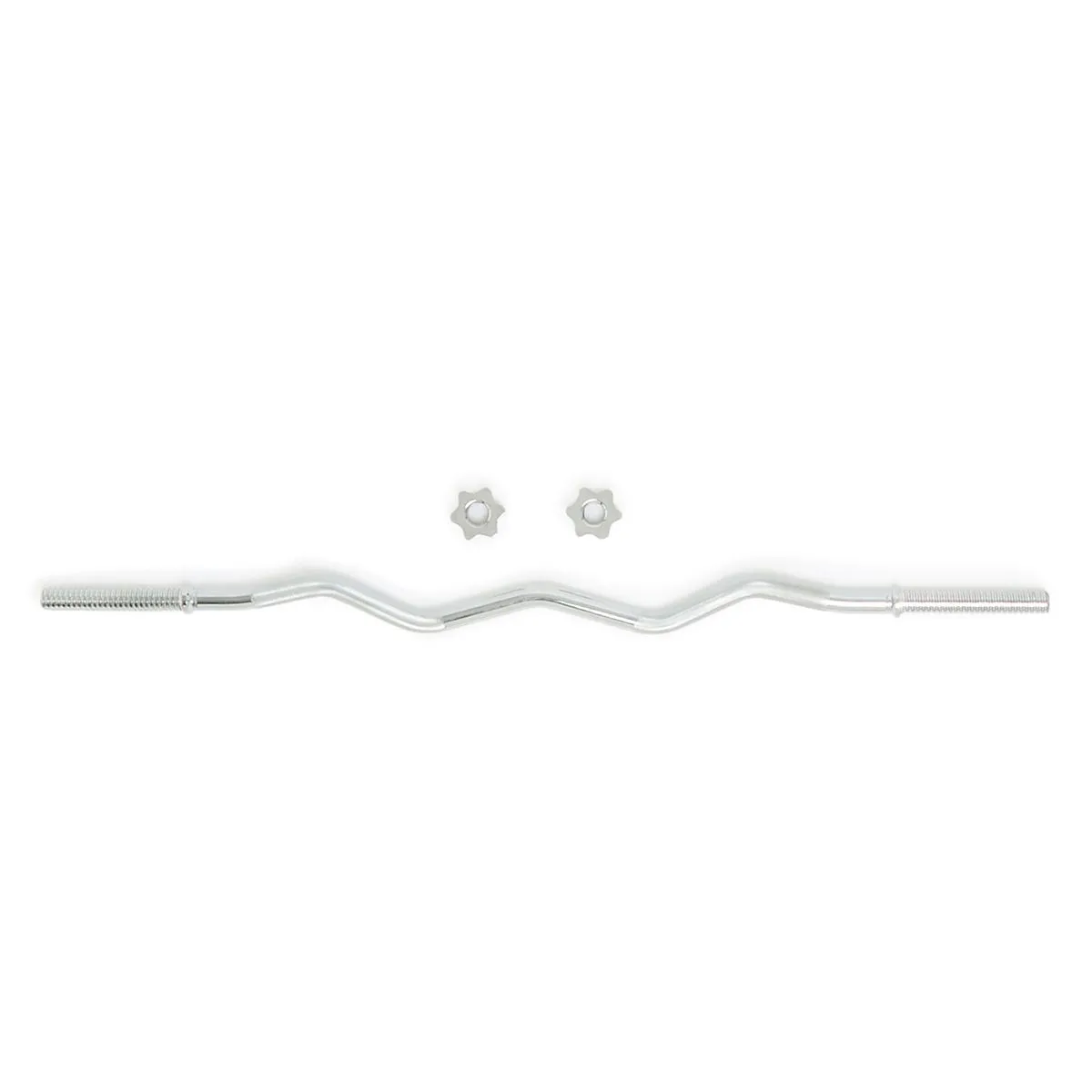 GetUp 1.2m Spinlock Standard Curl Bar Including Spinlocks