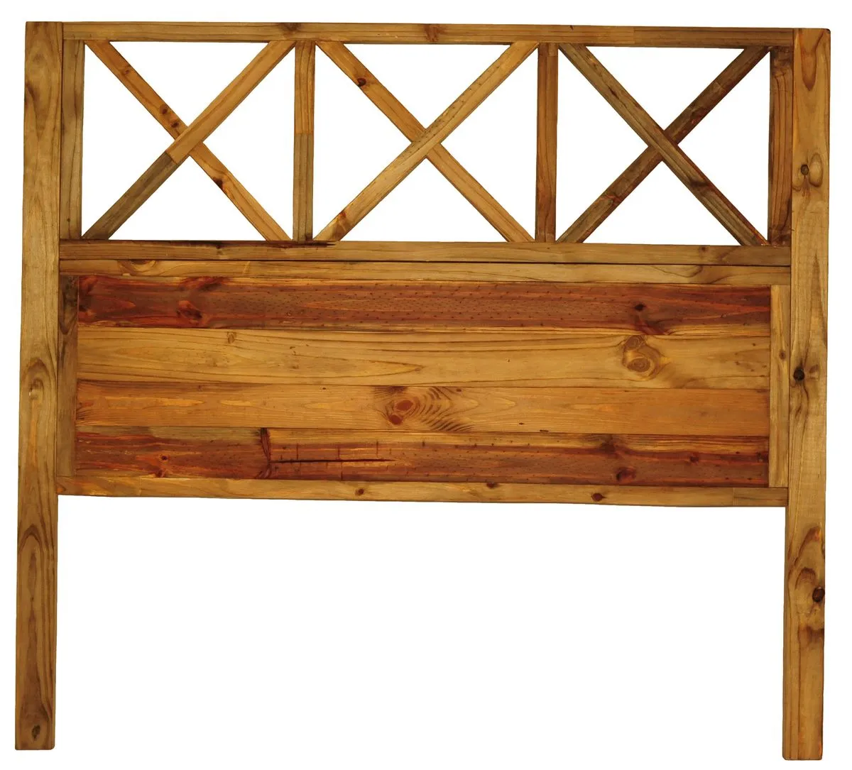 GC Queen Headboard with "X" & Solid Panel horizontal for Assemble 1.53m - Mariner