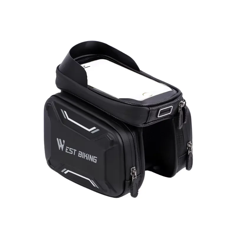 Reptronic Bicycle Hard Shell Case Bag Phone Holder Waterproof Touch Screen