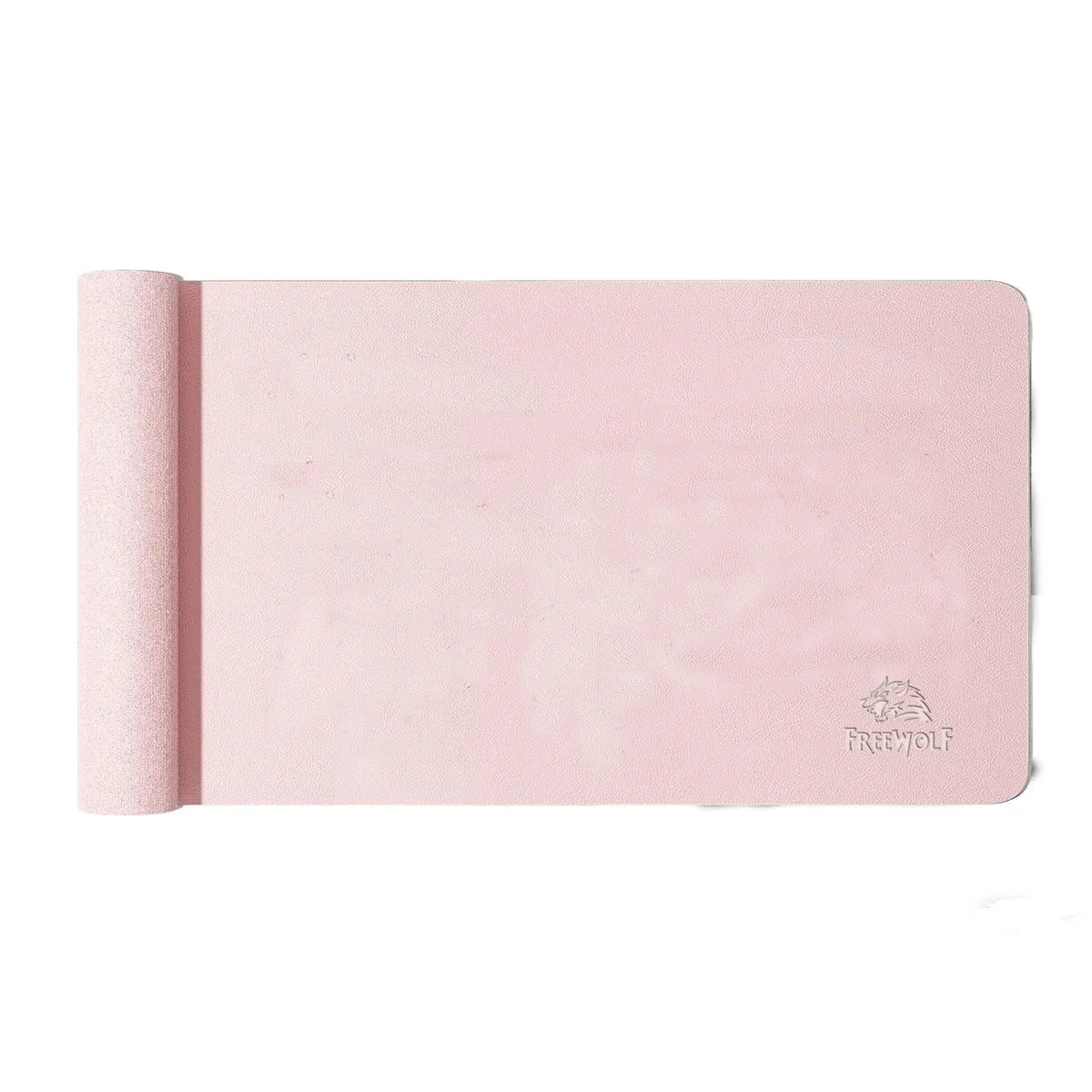 Large PU Leather Mouse Pad For Desk Non-Slipr Desk Pad Pink - Pink