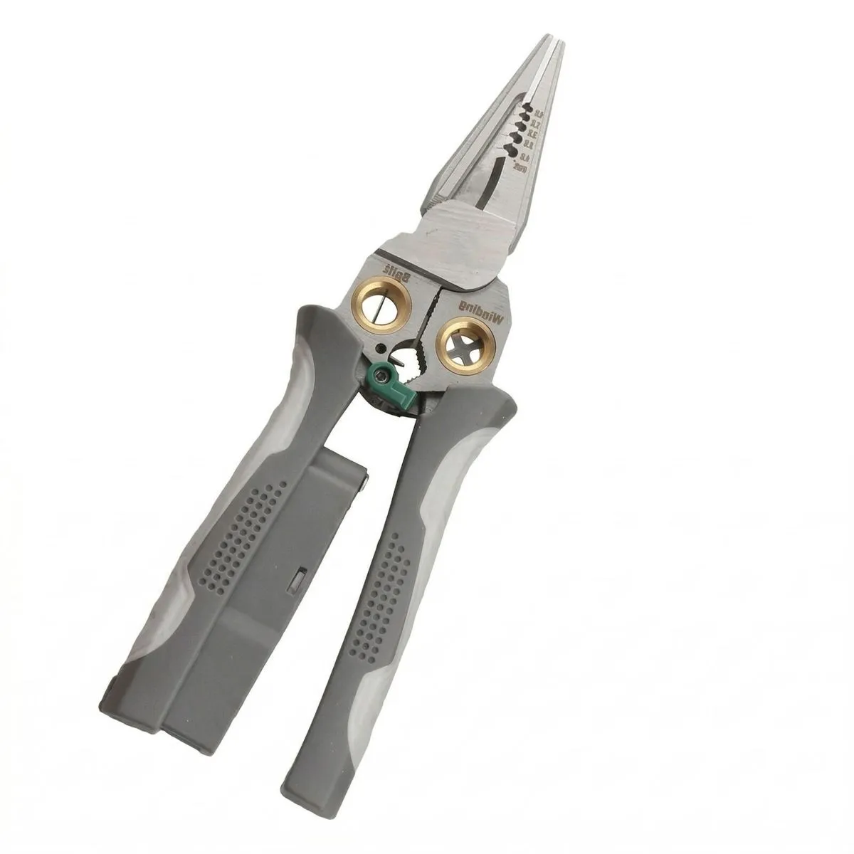 8-in-1 Wire Stripper & Voltage Tester - Gray