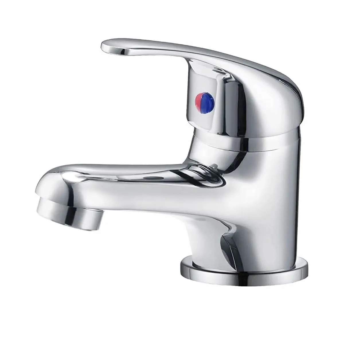 Modern Bathroom Taps Basin Sink Mono Mixer Chrome Cloakroom Tap