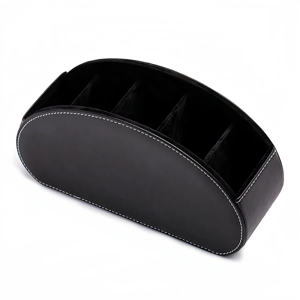 Remote Control Holder Organizer Multi-functional Office Desk Storage - Black