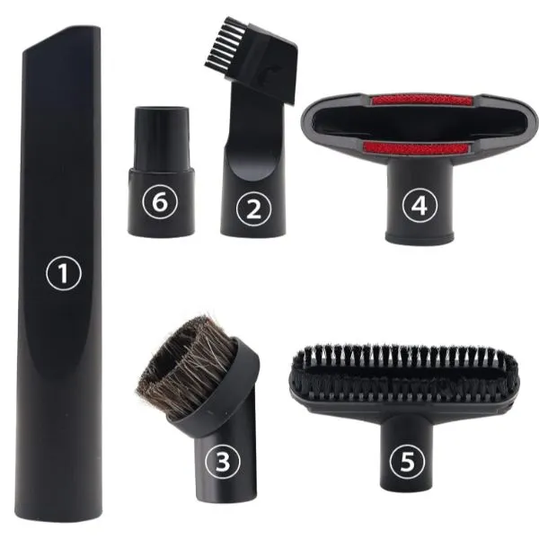 Vacuum cleaner accessories six-piece set