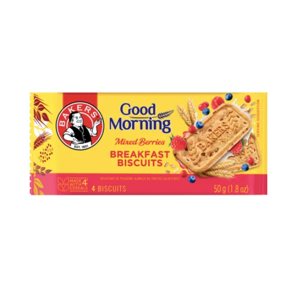 Bakers Good Morning Mixed Berries Biscuits 50 g x 48 Pack