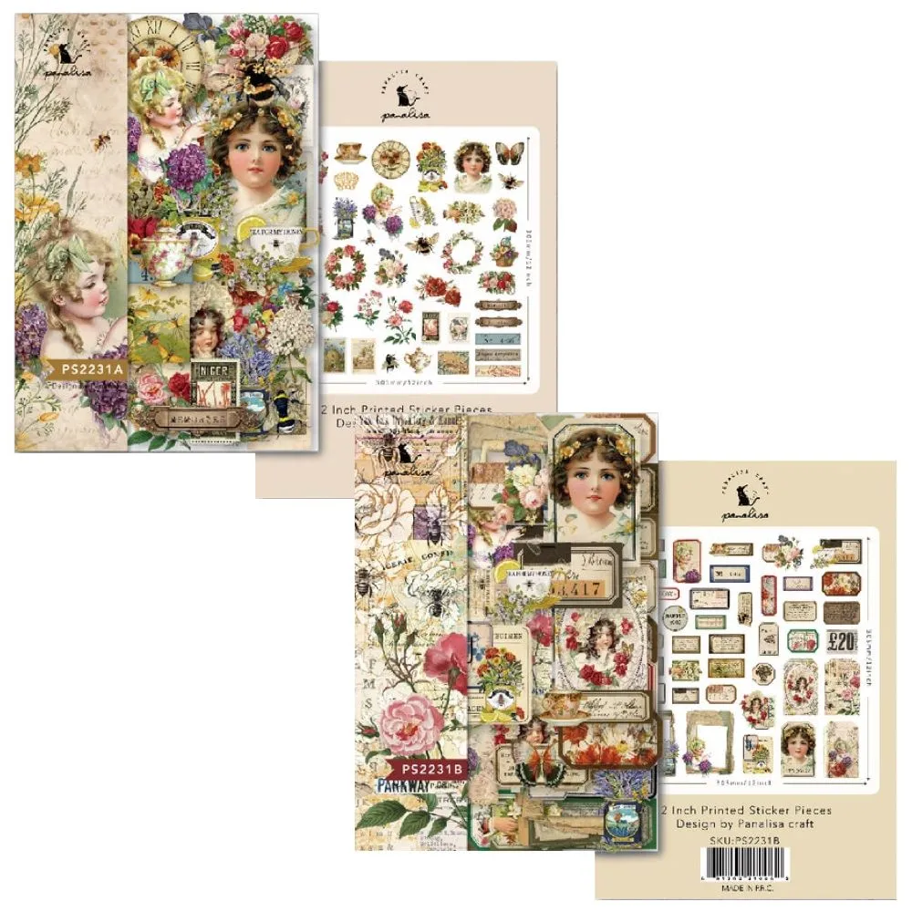Craft Stationery Diary Scrapbooks with Stickers Set of 82