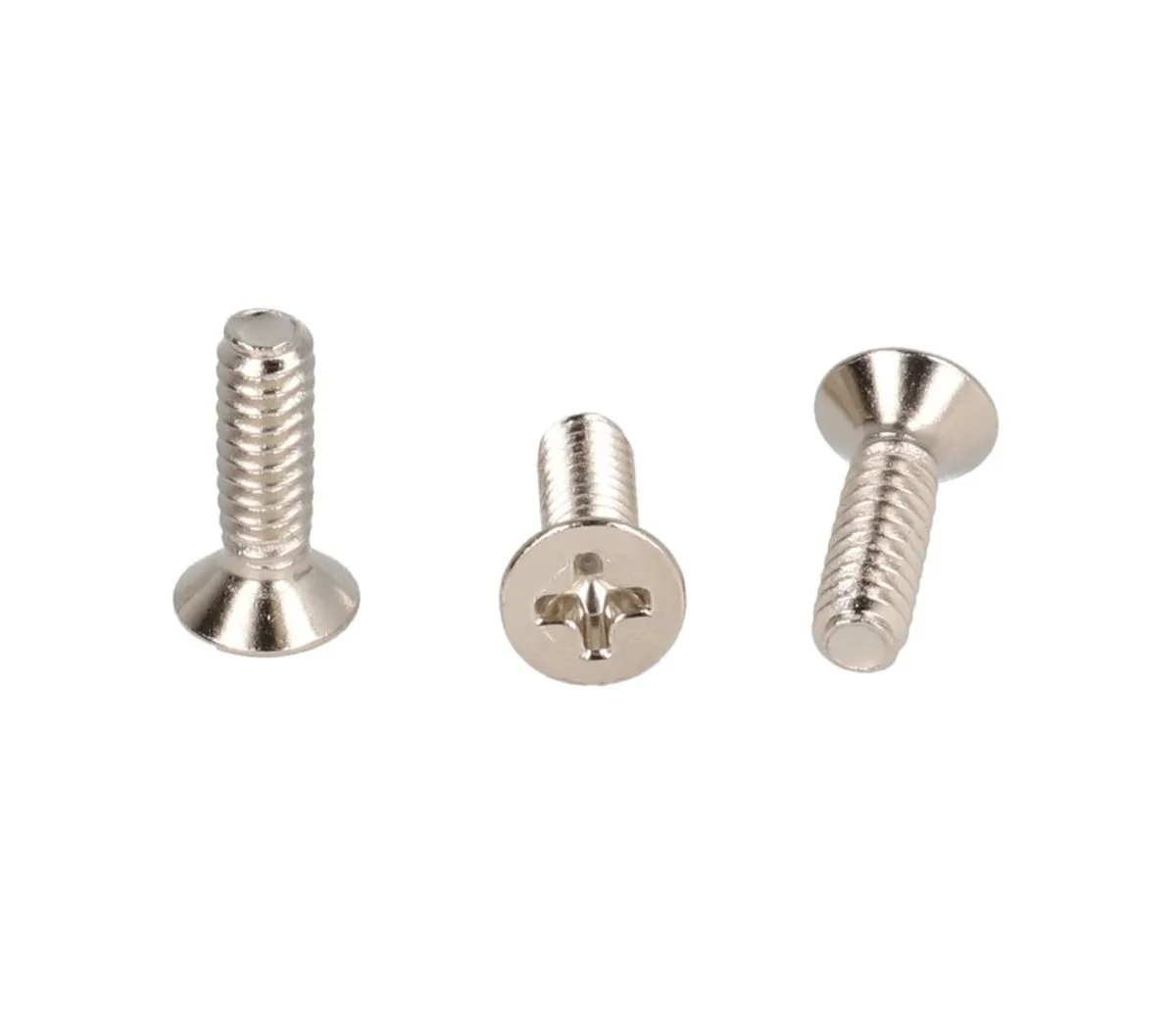 1590MS100 Nickel Plated Screws 100 pcs For Diecast Enclosures