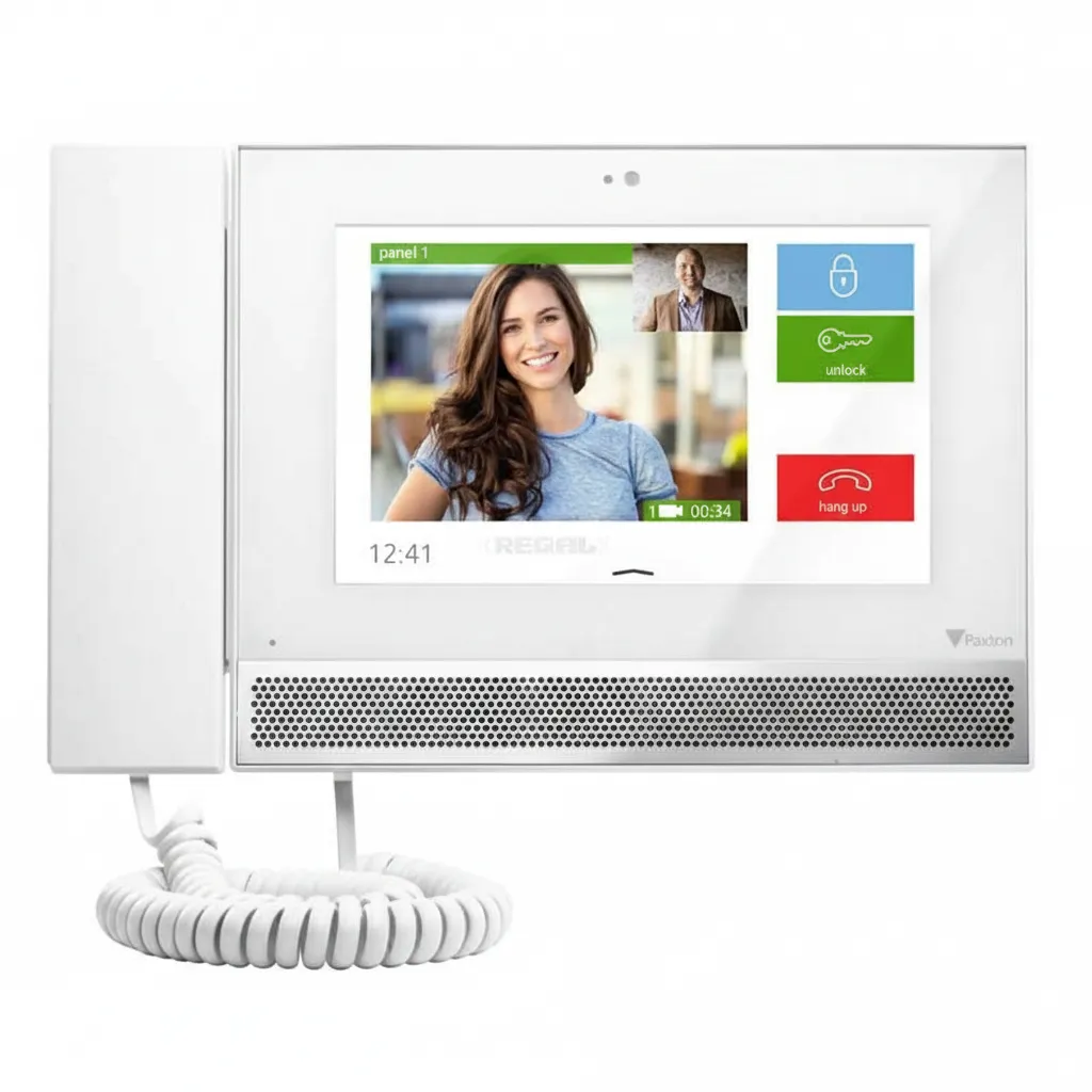 Wired Video Intercom System with 7-Inch Touchscreen Monitor