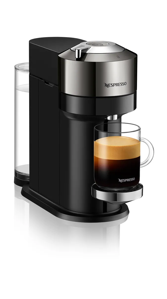 Nespresso Vertuo Next Coffee Machine - Dark Chrome